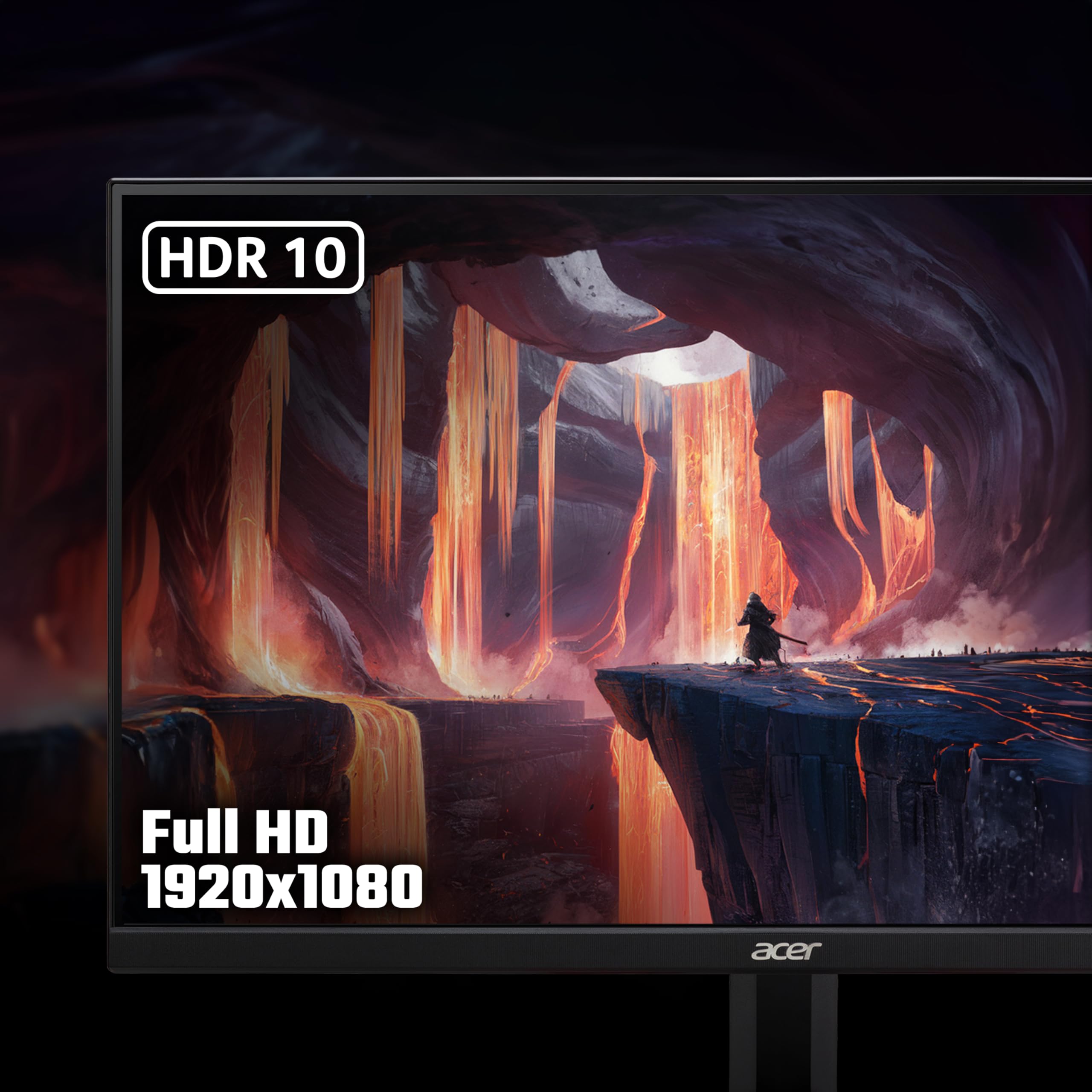 Acer Nitro KG241Y S3 24-inch Gaming Monitor - VA Panel, 1920 x 1080, 4ms, 180Hz, FreeSync Premium, HDR 10, DP, HDMI