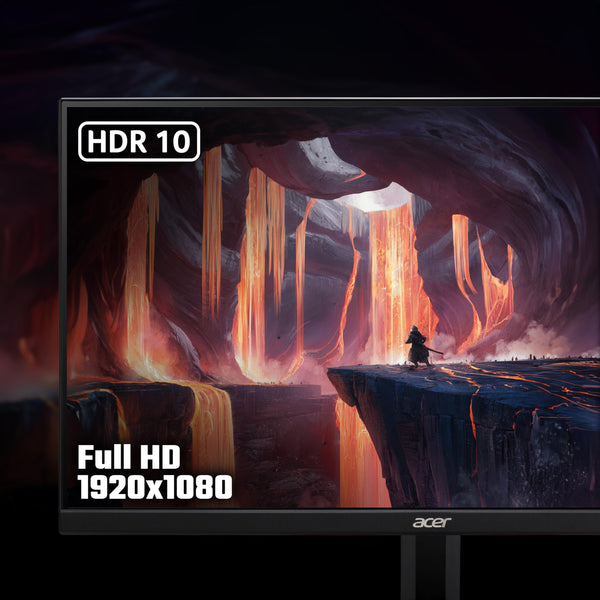 Acer Nitro KG241Y S3 24-inch Gaming Monitor - VA Panel, 1920 x 1080, 4ms, 180Hz, FreeSync Premium, HDR 10, DP, HDMI