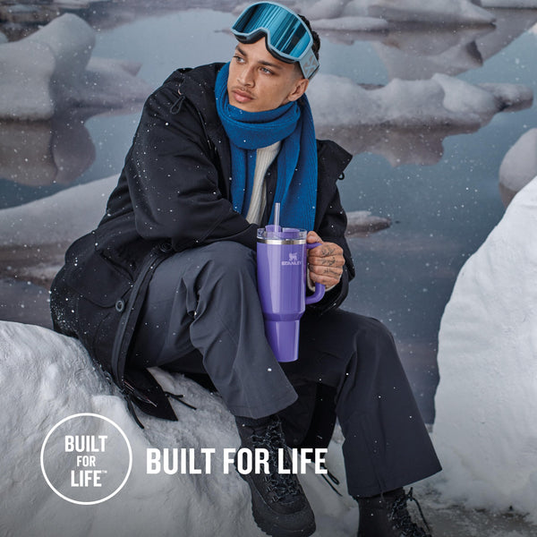 STANLEY Quencher H2.0 Flowstate Tumbler 1.2L - Cold for 11 Hours - Iced for 48 Hours - Metal Water Bottle with Straw, Handle and Lid - Dishwasher Safe - Travel Mug for Cold Drinks