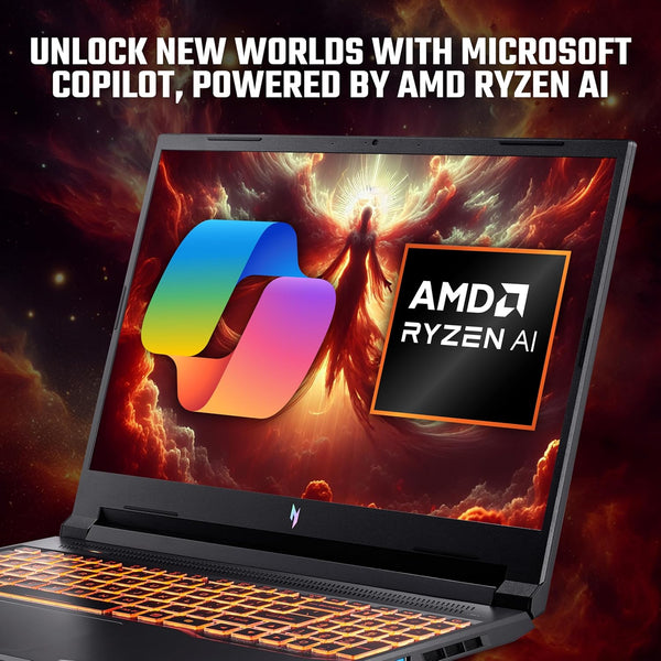 Acer Nitro V 16 ANV16-41 Gaming Laptop - AMD Ryzen 5 8645HS, 16GB, 512GB SSD, NVIDIA GeForce RTX 4050 6G, 16 Inch WUXGA IPS 165Hz, Windows 11, Black