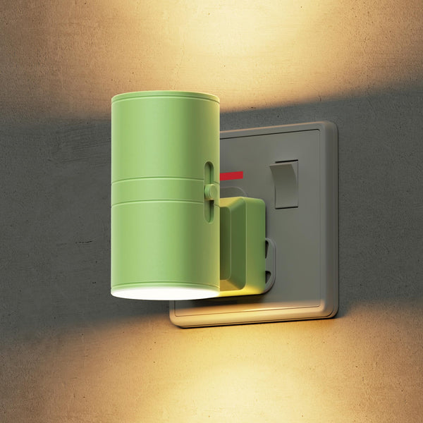 LOHAS-LED Night Light Plug In Wall,1 Pack, Modern Night Light with Dusk to Dawn Sensor, Adjustable Brightness 0-100LM, 3000K Warm White, Dimmable Night Light for Hallway Bathroom Bedroom Stair Toddler