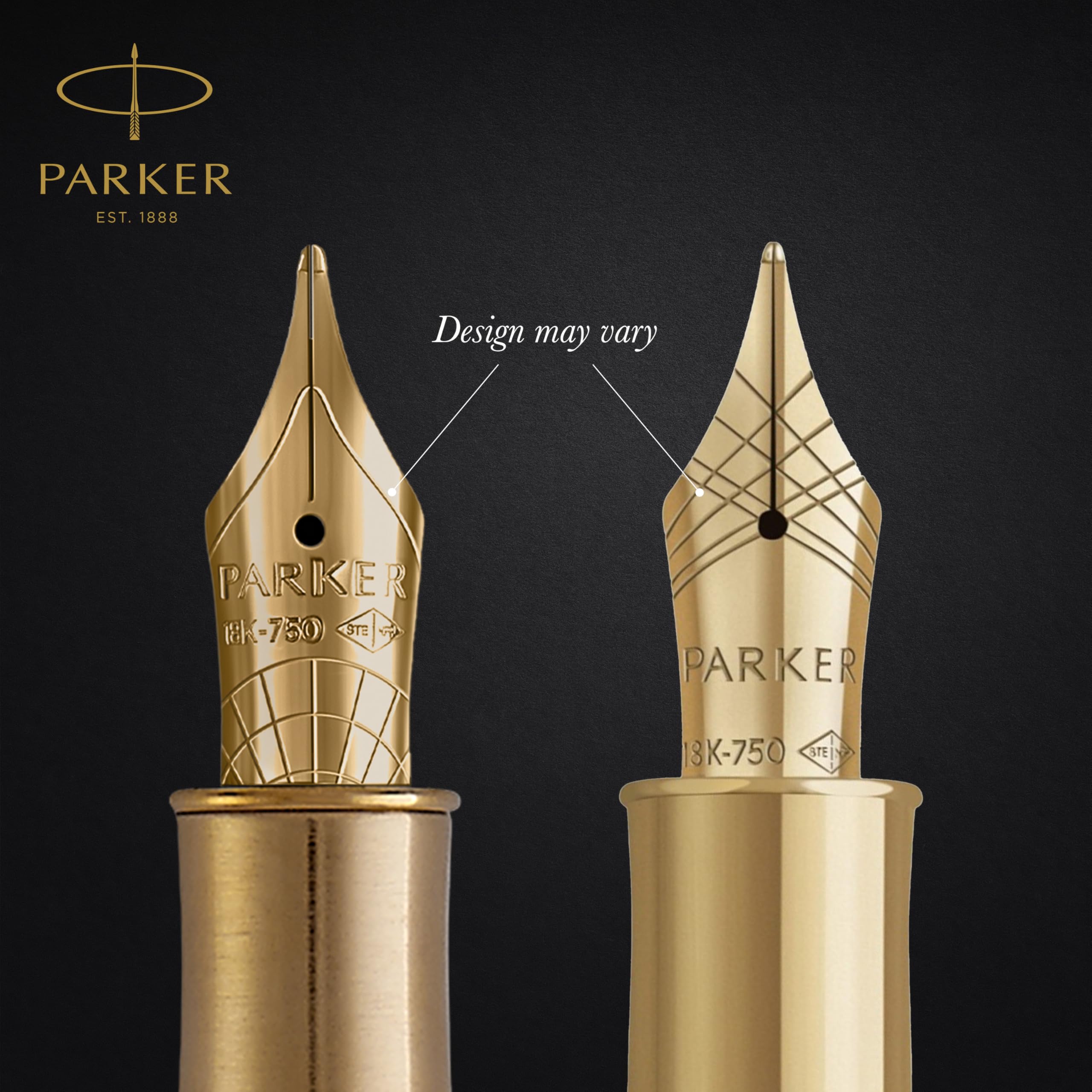 Parker Sonnet Ballpoint Pen | Stainless Steel with Gold Trim | Medium Point | Handwriting Pens & Stationery Supplies | Black Ink | Gift Box