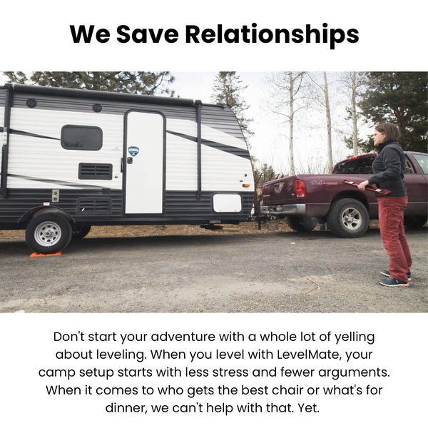 LogicBlue Technology LevelMatePRO Wireless Campervan Leveller, Caravan Accessory for Levelling, Motorhomes Essential, Effortless Setup for Phones with App, Apple Watch Compatible