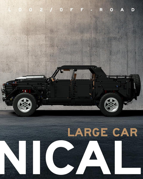 Nifeliz L002 OFF-ROAD Truck Model Car Building Set, 1:8 Scale Collectible Off-road Gift for Adults and car lovers, Technical Truck to Build or Display (3983 PCS, NF10274)