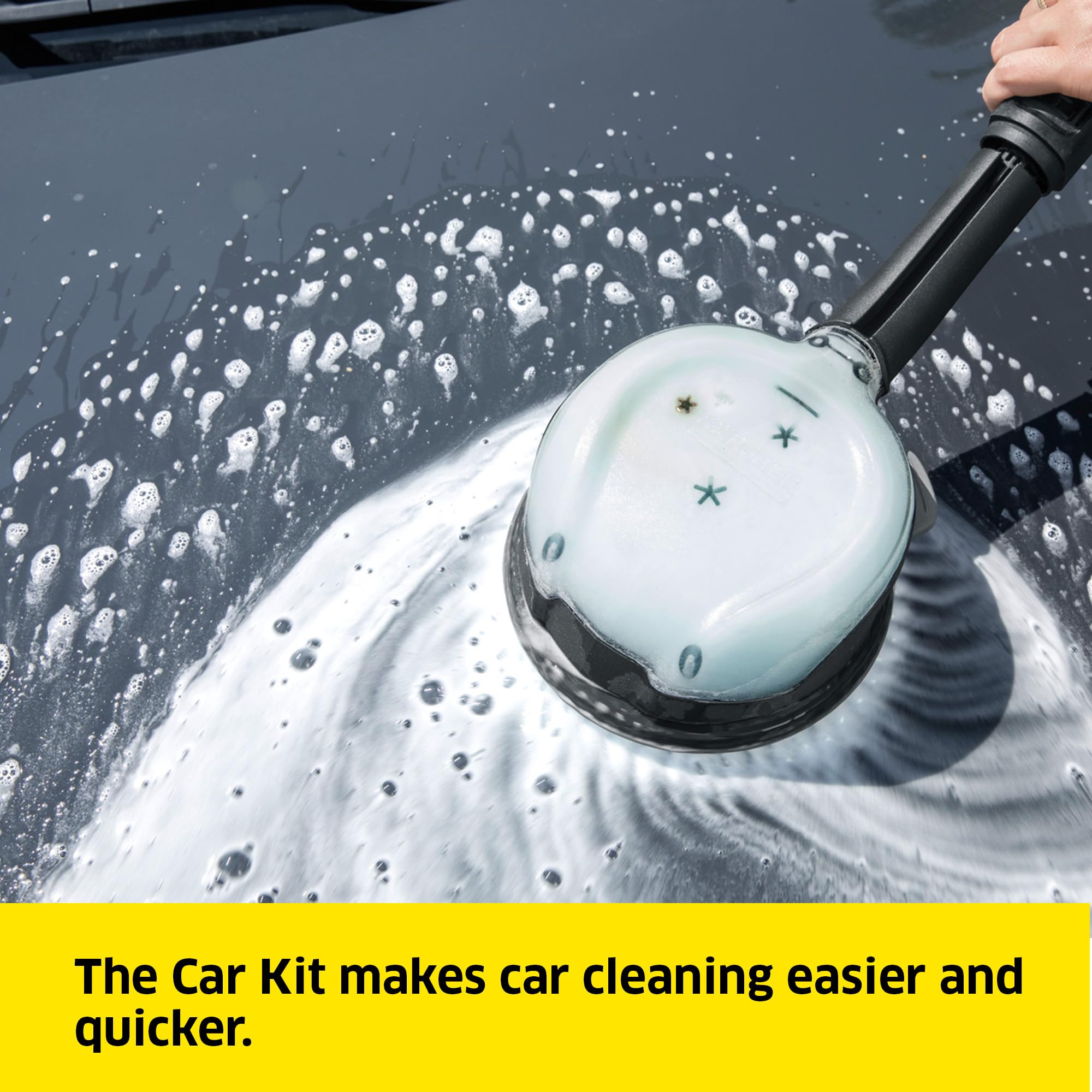 Kärcher K 4 Power Control Flex Pressure Washer, Pressure: max. 130 bar, Flow Rate: 420 l/h, Area Coverage: 30 m²/h, Water Filter, Weight: 11.5 kg, High-Pressure Flex Hose, Dirt Blaster, Spray Lance