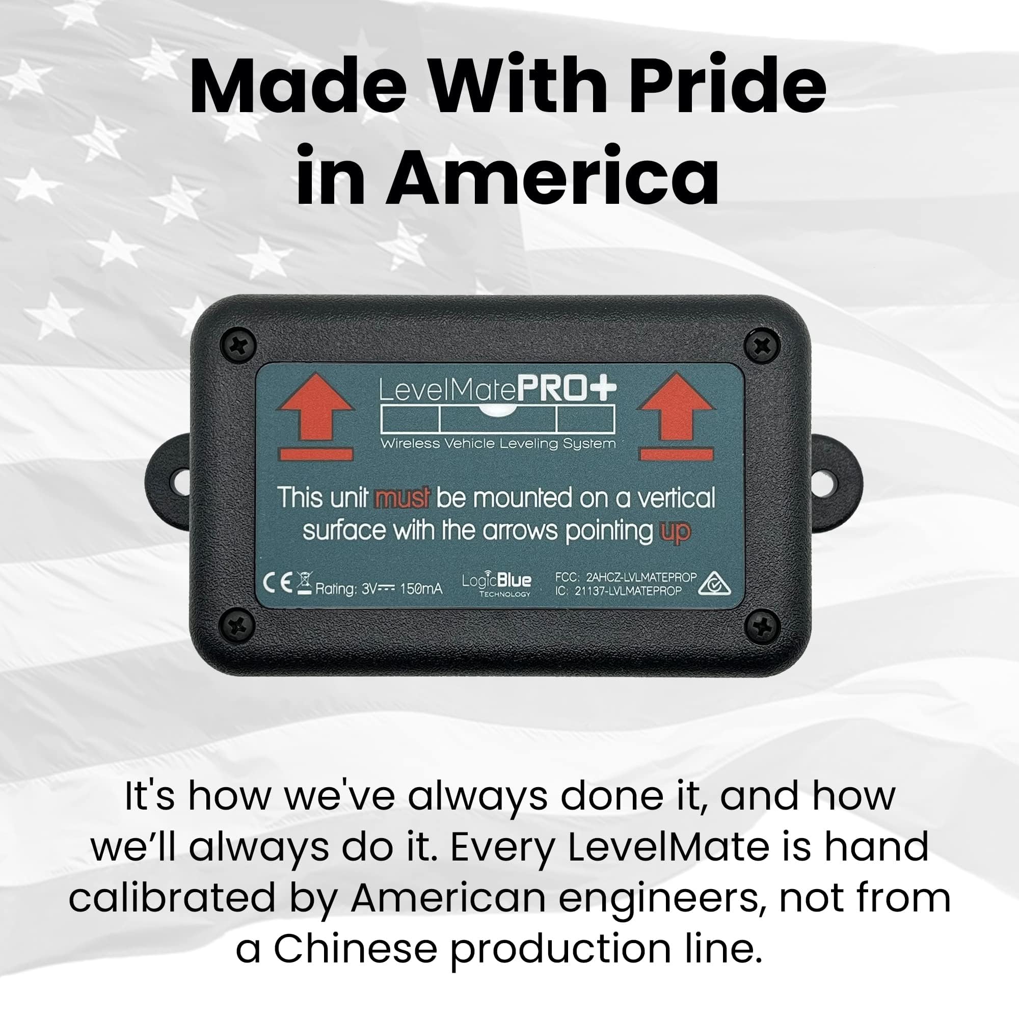 LogicBlue Technology LevelMatePRO Wireless Campervan Leveller, Caravan Accessory for Levelling, Motorhomes Essential, Effortless Setup for Phones with App, Apple Watch Compatible