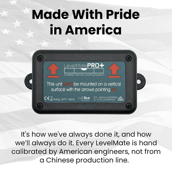 LogicBlue Technology LevelMatePRO Wireless Campervan Leveller, Caravan Accessory for Levelling, Motorhomes Essential, Effortless Setup for Phones with App, Apple Watch Compatible