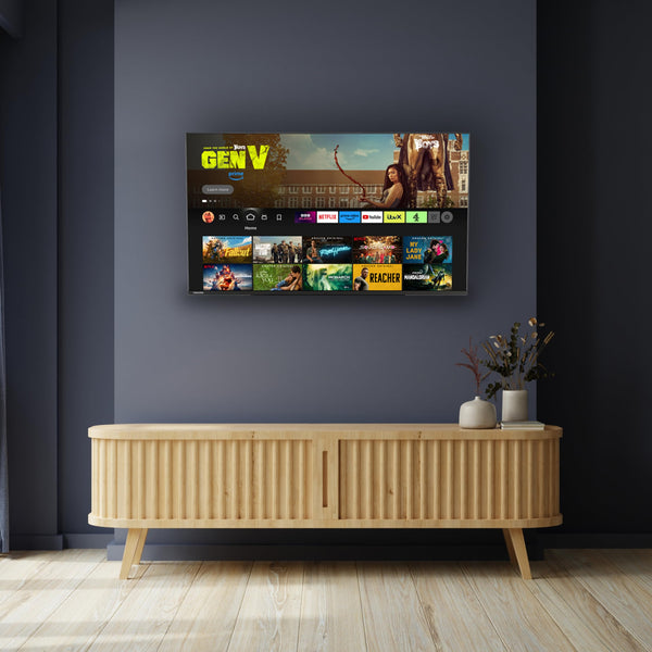 Toshiba UF3F 65 Inch Fire 4K HDR TV, TRU Picture Engine, HDR10, Dolby Vision & Atmos, Sound by Onkyo, DTS Virtual X, Alexa Voice Remote