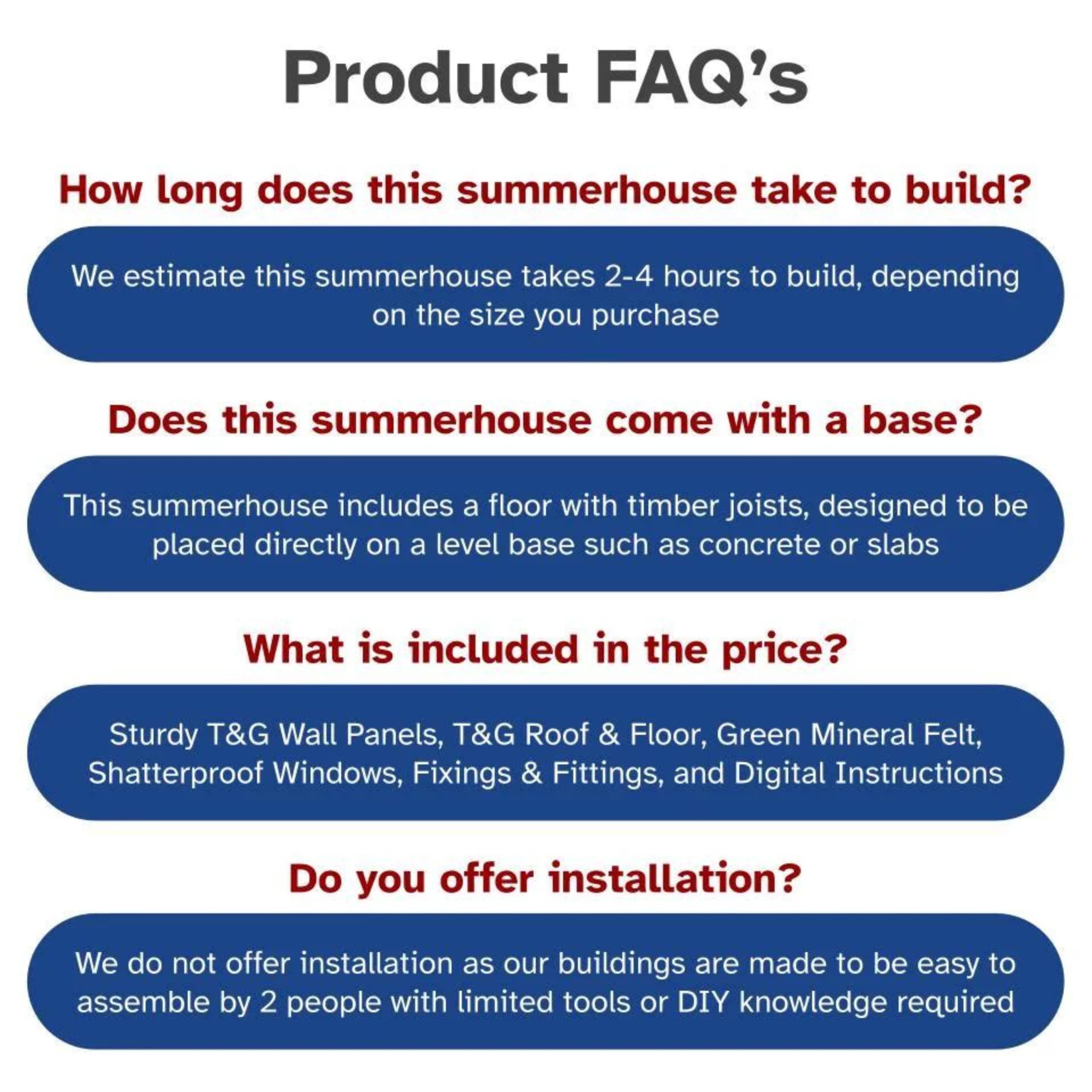 BillyOh Summerhouse Log Cabin 8 x 8 Wooden Garden Storage Shed Summer House Harper Apex Summerhouses (8x8)