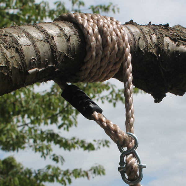 Tree Swing Conversion Ropes Complete Kit with Galvanised Steel Fixings Choice of 2 Lengths (5.5m Pair of Ropes)