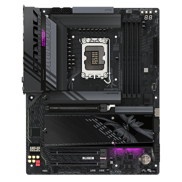 GIGABYTE Z890I AORUS ULTRA Motherboard - Supports Intel Core Ultra (Series 2) CPUs, 8+1+2 phases VRM, up to 8800MHz DDR5 (OC), 1xPCIe 5.0 + 1xPCIe 4.0, Wi-Fi 7, 2.5GbE LAN, Thunderbolt 4