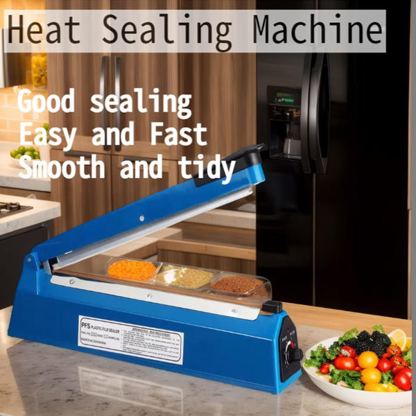 Heat Sealer Machine, Impulse Heat Sealer Machine 12inch with 8 Temperature Modes, Plastic Bag Sealer Heat Sealing Machine, Shrink Wrap Sealer Machine