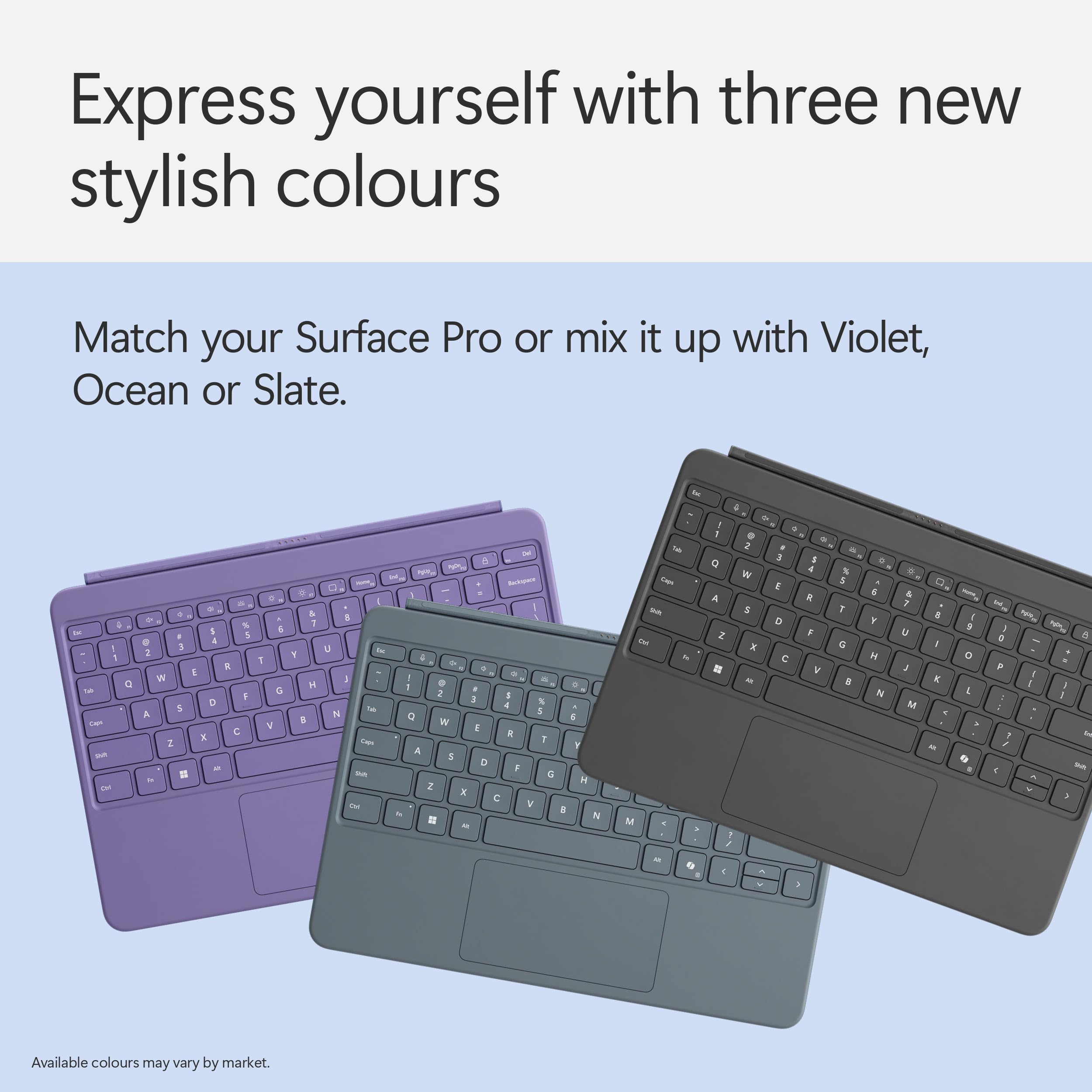 Microsoft Surface Pro Flex Keyboard with Slim Pen | Black | 2-in-1 Alcantara® Keyboard for Surface Pro Windows 11 Copilot+ PC