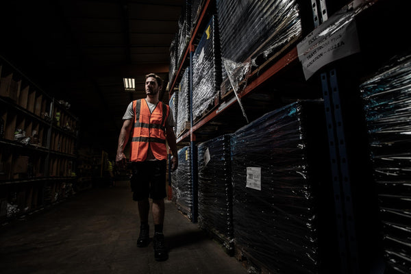 Blackrock Yellow & Orange Hi Vis Vests, High Vis Vests, Hi Vis Jackets, Rail Orange, High Visibility, Safety, Reflective, Hivisible PPE, Hi Viz, Security, Workwear, Mens Womens Sizes Small - 6XL