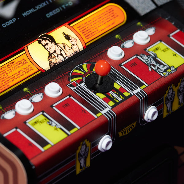 Quarter Arcades Numskull Dig Dug Collector's Edition Mini Arcade - 1/4 Scale Authentic Wooden Replica, Original ROM, Rechargeable Battery & 3W Speakers for Retro Enthusiasts [video game]