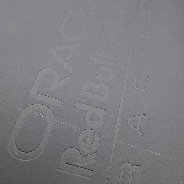 HOX Oracle Red Bull Racing Embossed A5 Lined Notepad with Pen Loop, Bookmark, and Elasticated Closure – Official F1 Team Stationery