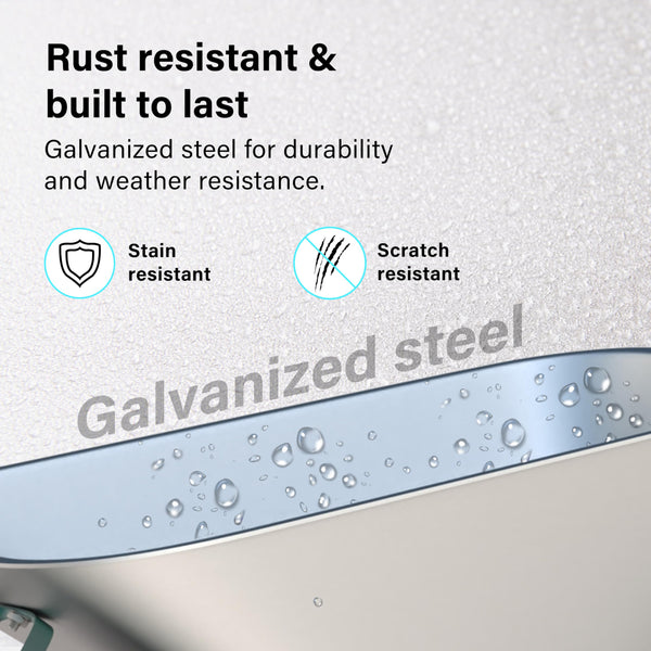 65L Wheelbarrow Home Garden, Heavy Duty Cart Galvanised Wheel Barrow with Pneumatic Tyre 100KG Load-Bear, Strong Large Transport Trolley Handcart, Suitable for Garden Work