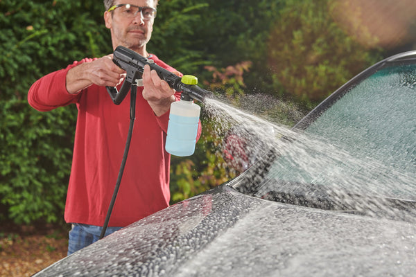 RYOBI RY110PWA 1400W 110bar Pressure Washer, Hyper Green,5133005366