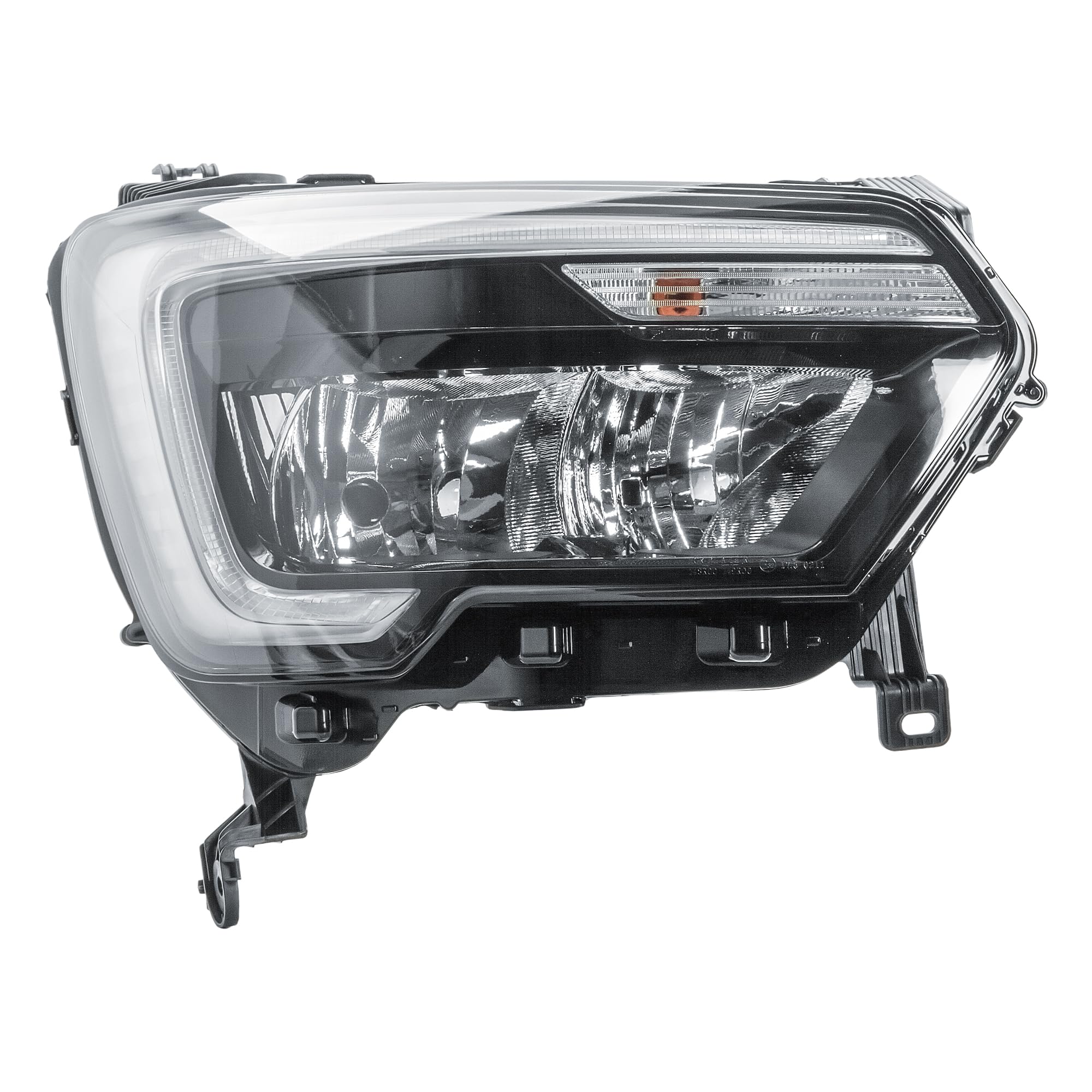 LONGLING Replacement Driver Right Side O/S Headlight Head Lamp Electric Adjustment with Motor for Renault Master 2019-2024