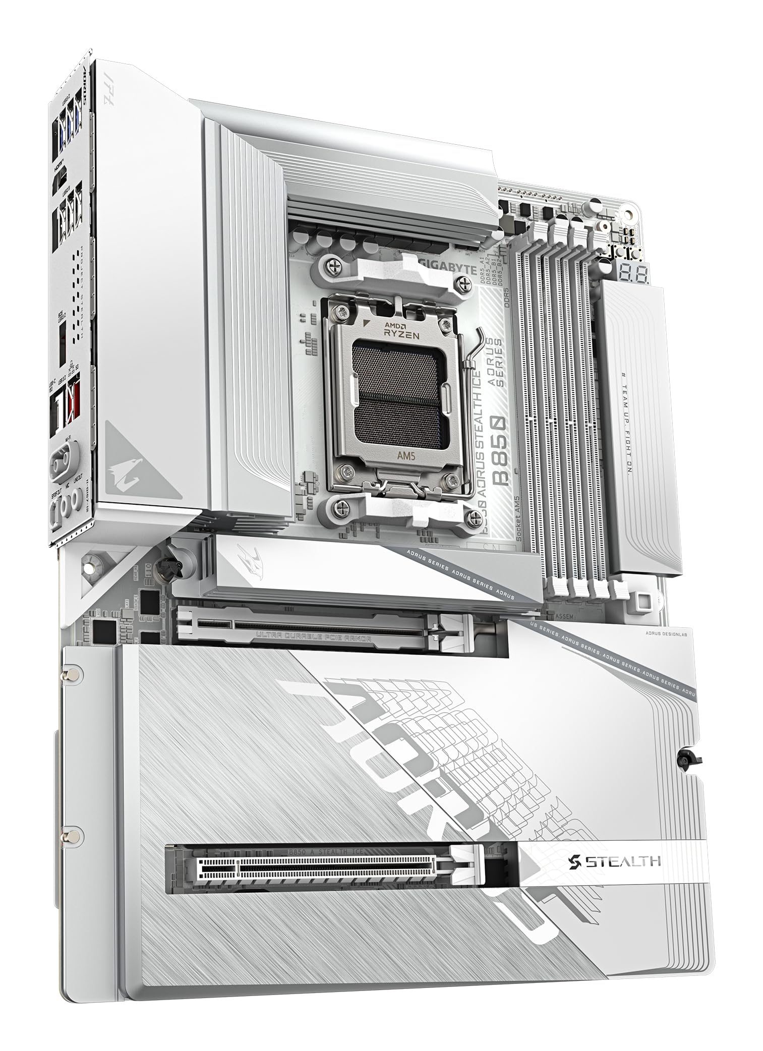 GIGABYTE B850 AORUS ELITE WIFI7 Motherboard - AMD Ryzen 9000 Series CPUs, 14+2+2 Phases Digital VRM, up to 8200MHz DDR5 (OC), 1xPCIe 5.0 + 2xPCIe 4.0 M.2, 2.5 LAN, WIFI 7, USB 3.2 Gen 2x2