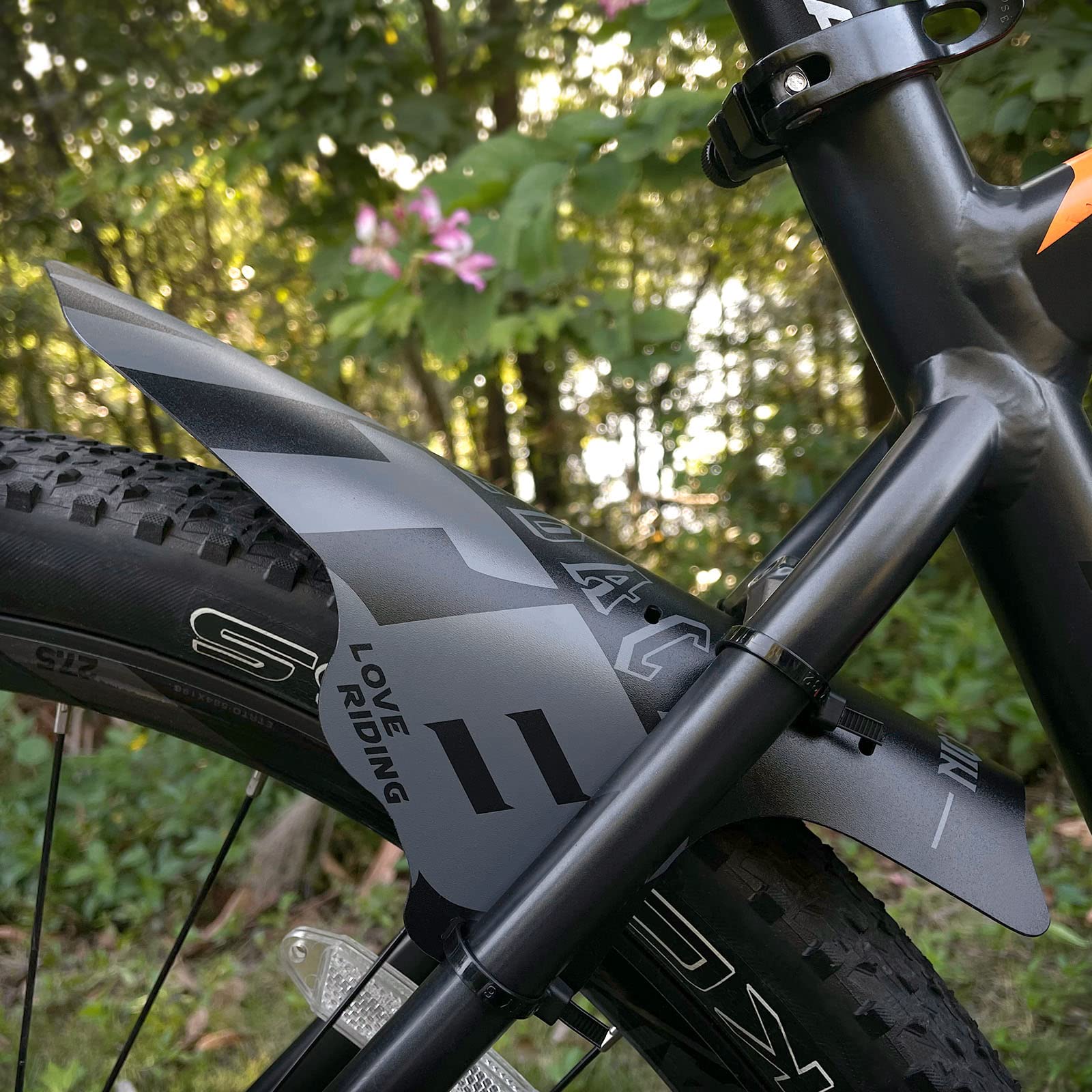 NICEDACK Mudguards Mountain Bike, 2 Pieces Mudguard Fit 20-29 Inch MTB Mudguard Front and Rear Compatible Bicycle Splash Guard