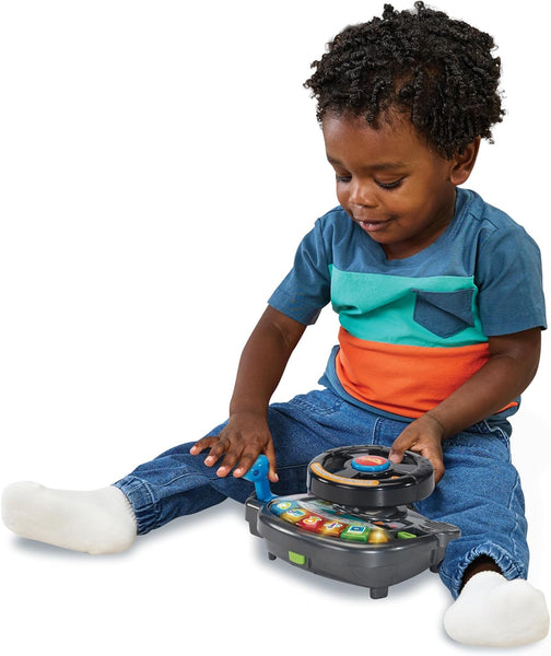 VTech 3-in-1 Mow and Grow Tractor, Ride-On Tractor, Push-Along Mower, Includes Driver Panel, Imaginative Play, Sound Effects, Interactive Play Suitable for Ages 12, 18, 24 Months, English Version