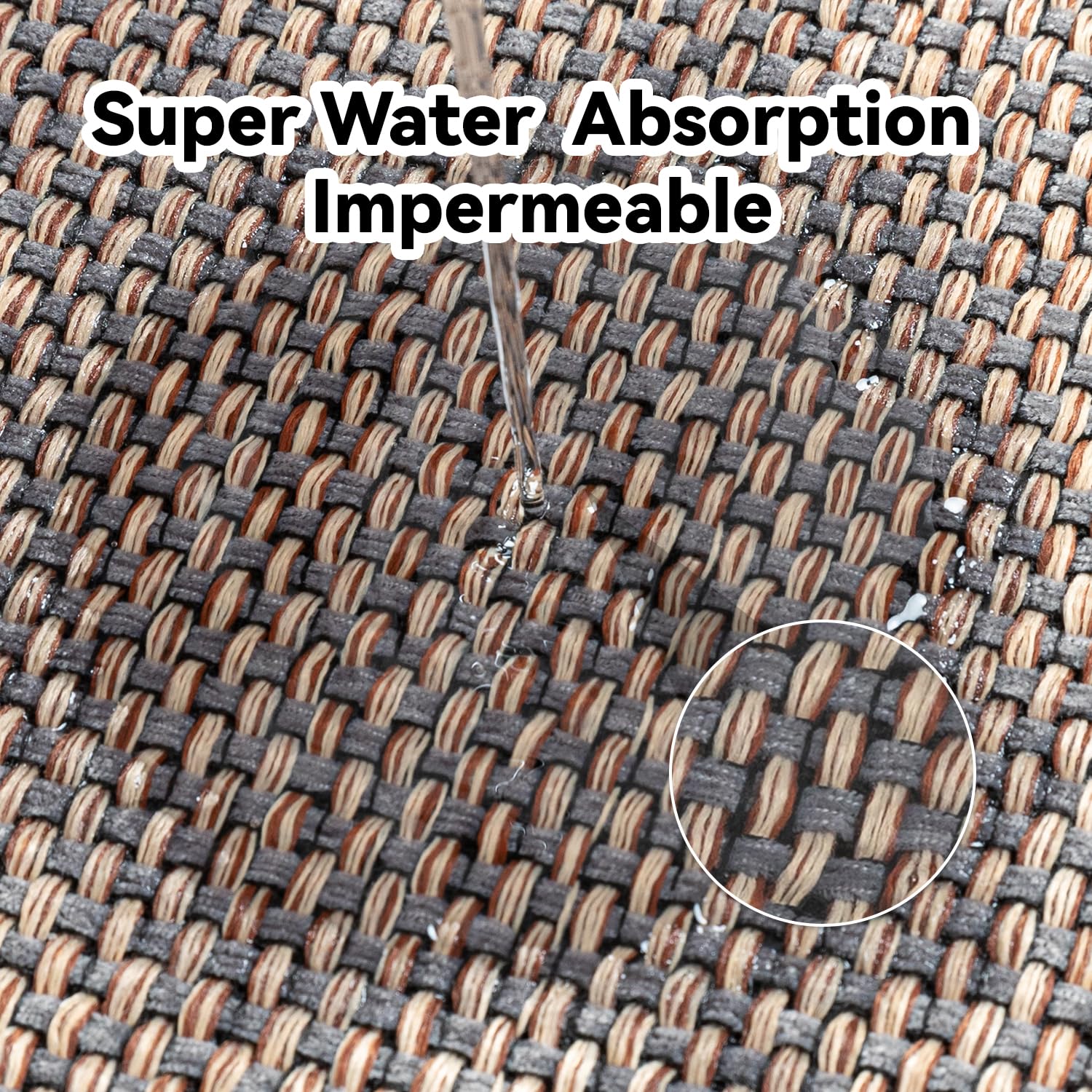 SIXHOME Non-Slip Washable Modern Absorbent Kitchen Floor Mats - Stain-Resistant, 2 Pieces (40x60cm + 40x120cm) Grey