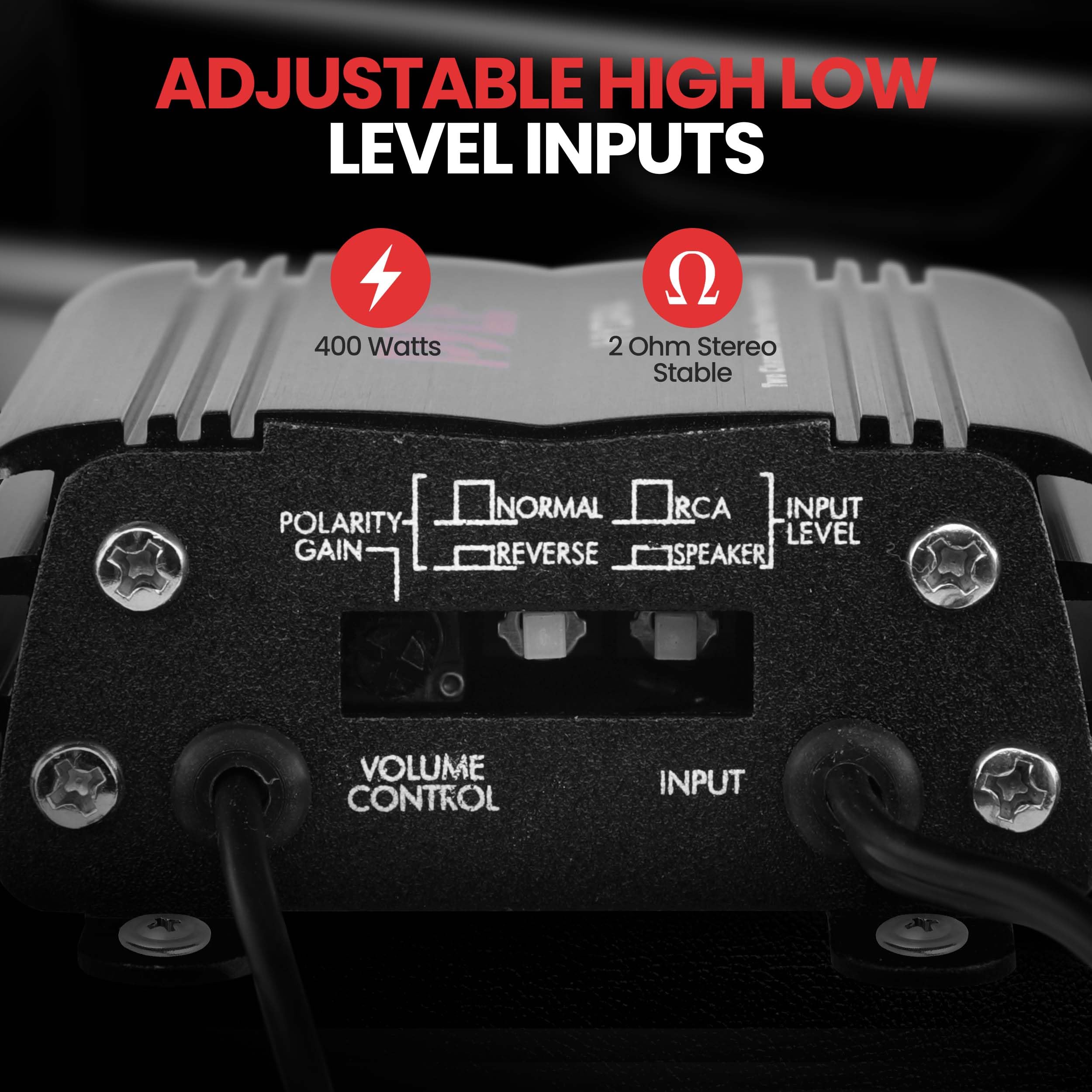Pyle PLMRMP1B 400W 2 Channel Waterproof Micro Marine Amplifier