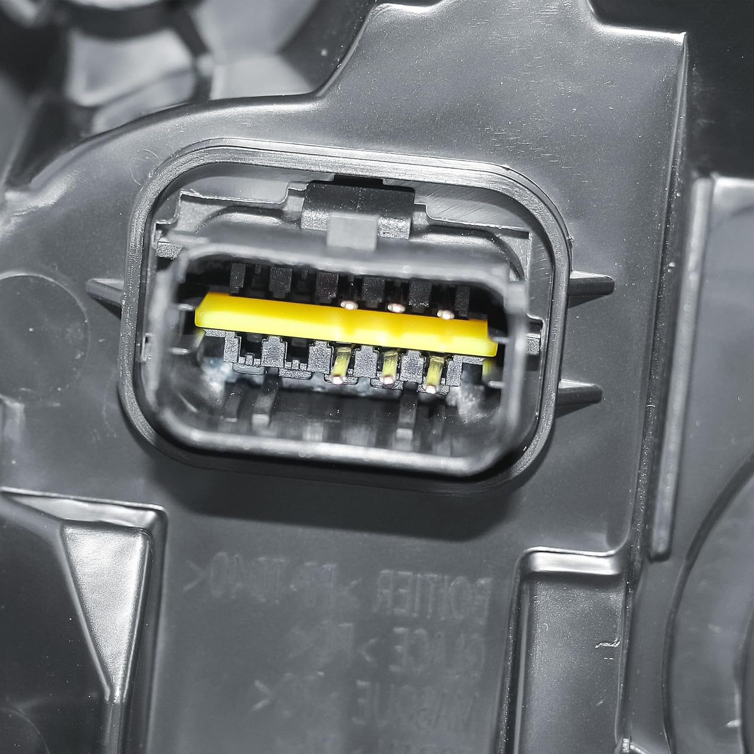 LONGLING Replacement Driver Right Side O/S Headlight Head Lamp Electric Adjustment with DRL 6 pins for Vauxhall Vivaro 2014-2019