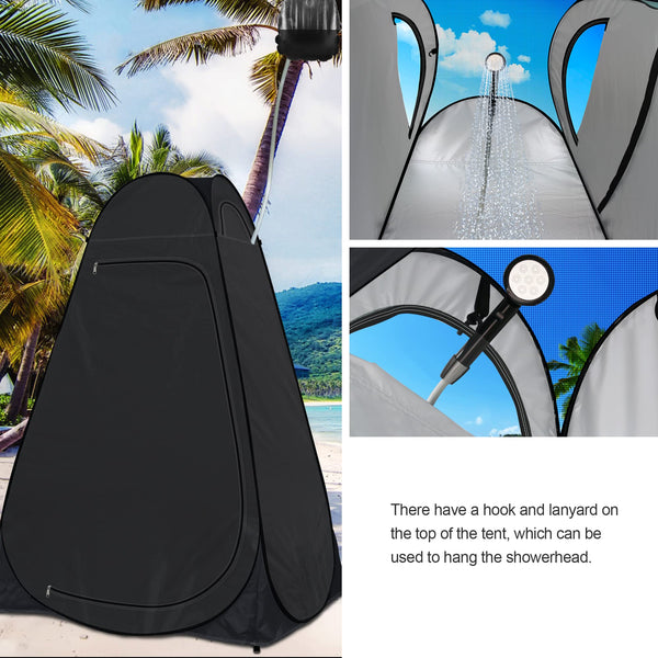 Pop Up Toilet Tent riggoo Portable Shower Toilet Tents for Camping Privacy Outdoor Changing Room for Beach Fishing Hiking Sun Shelter (UV Protection)