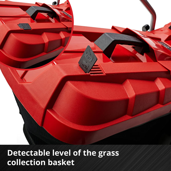 Einhell Power X-Change 18/33 Cordless Lawnmower With Battery and Charger - 18V, Brushless Motor, 33cm Cutting Width, 30L Grass Box, 5 Cutting Heights - GE-CM 18/33 Li Battery Lawn Mower