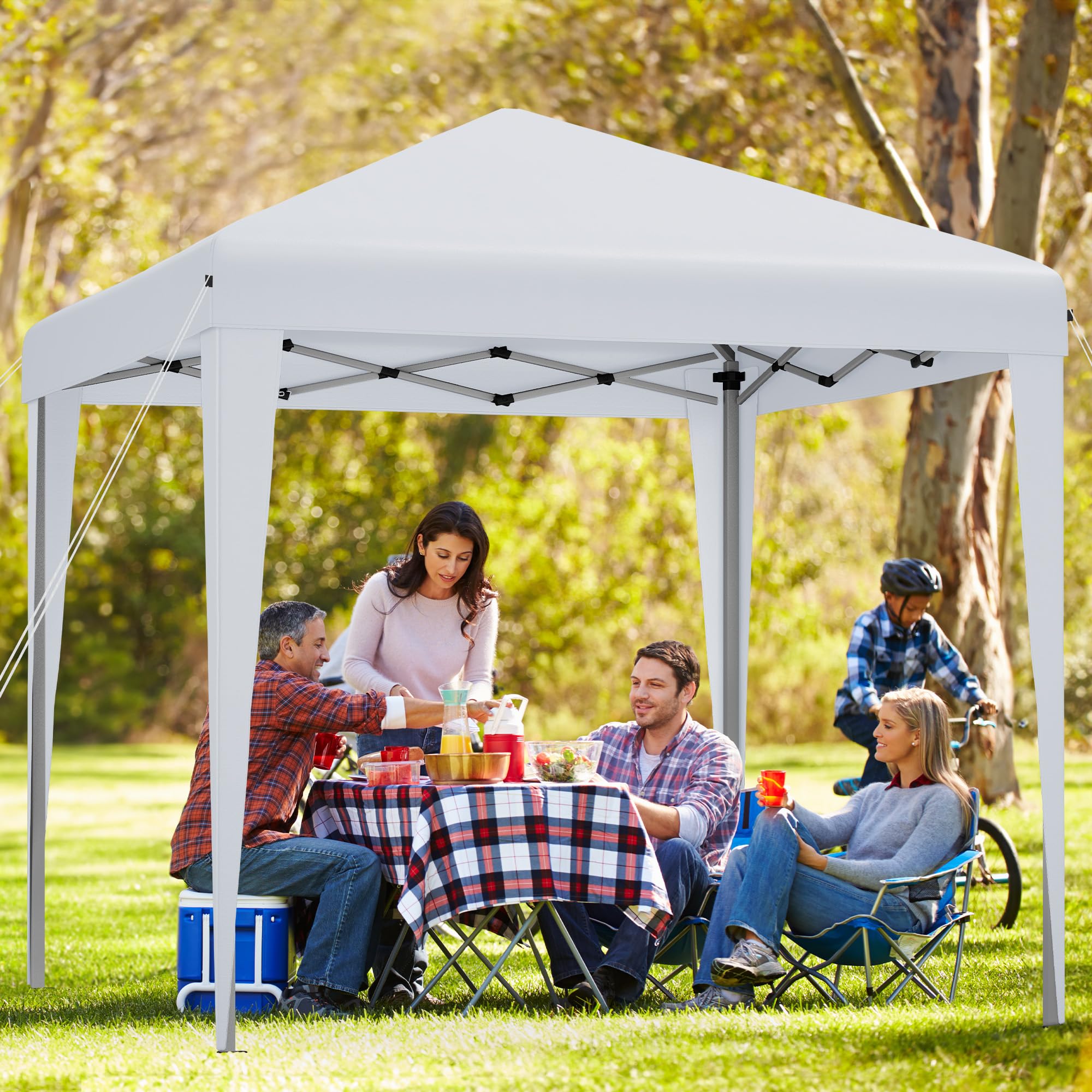 YITAHOME 3x3Meter Instant Heavy Duty Pop Up Gazebo, Folding Garden Camping Party Tent Canopy Marquee with Roller Bag