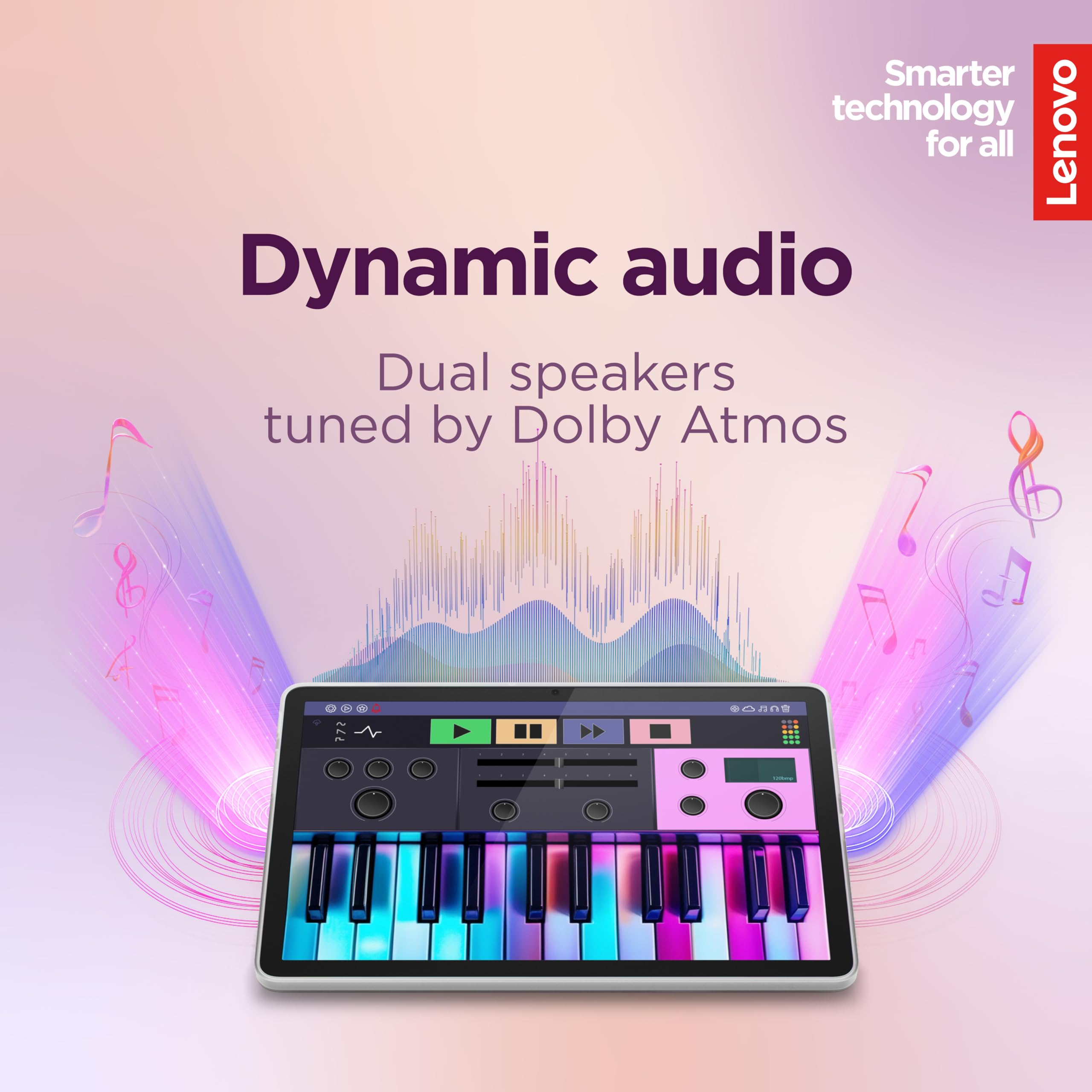 Lenovo Tab M9 Android tablet | 9-inch HD | 32GB | Clear Case + Film | WiFi | 3GB RAM | Arctic Grey | Designed for portable entertainment