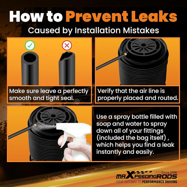 maXpeedingrods Pair Air Suspension Spring Bags for Mercedes E Class W212 S212 Rear Right + Left