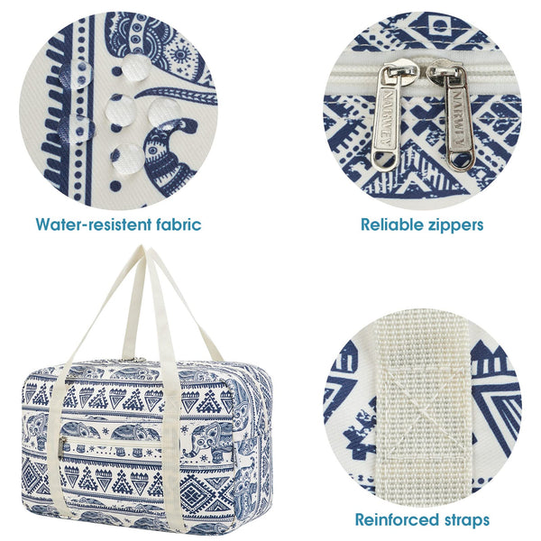 for Ryanair Airlines Cabin Bag 40x20x25 Underseat Foldable Travel Duffel Bag Holdall Tote Carry on Hand Luggage Overnight for Women and Men 20L (Black)