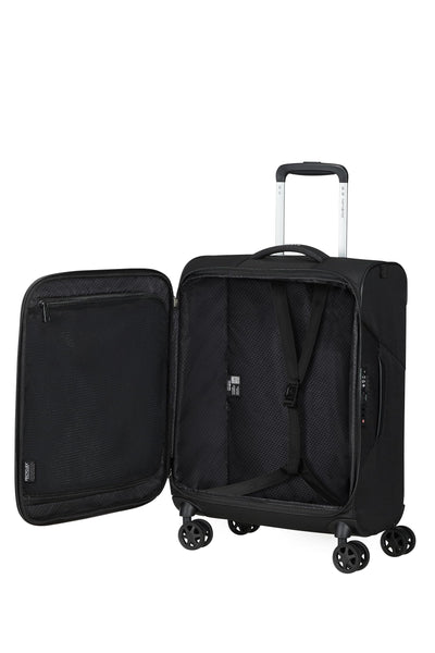 Samsonite Litebeam - Spinner S, Hand Luggage, 55 cm, 39 l, Black (Black)