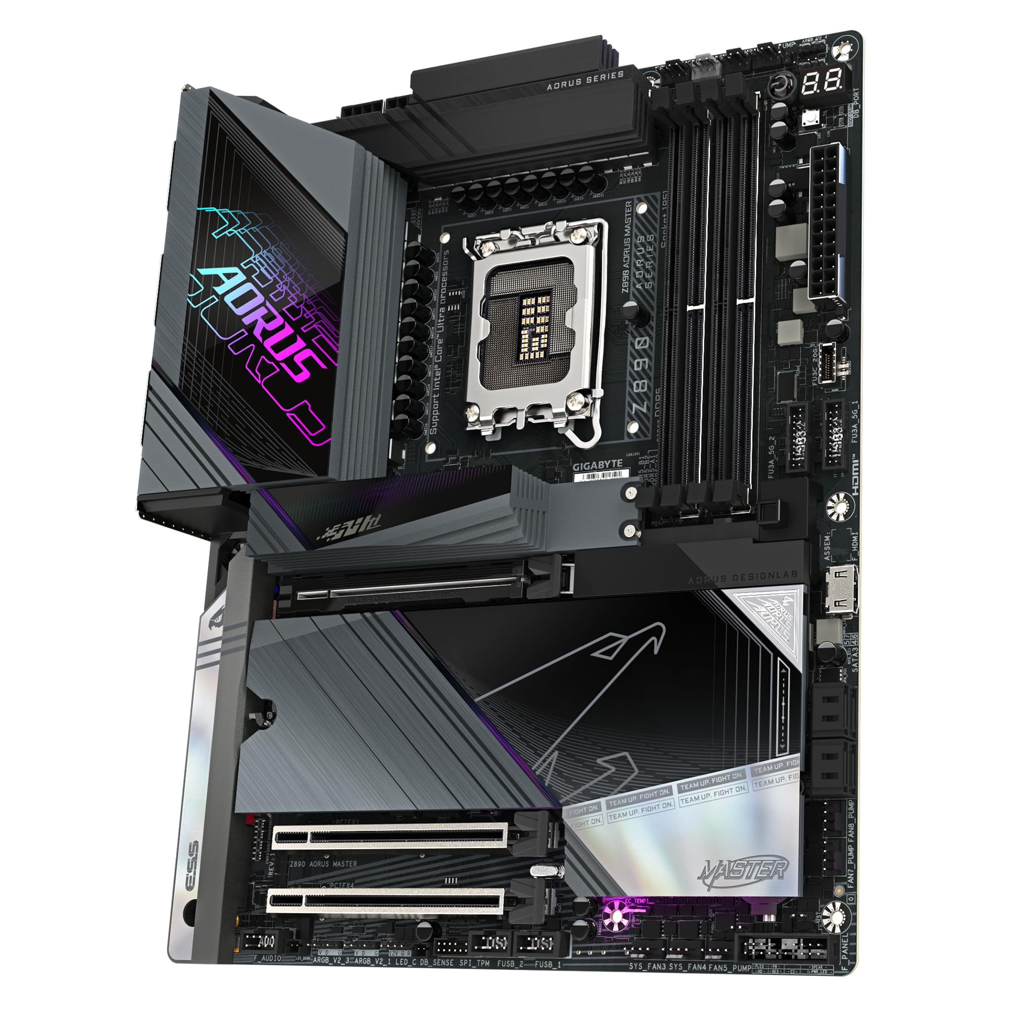 GIGABYTE Z890I AORUS ULTRA Motherboard - Supports Intel Core Ultra (Series 2) CPUs, 8+1+2 phases VRM, up to 8800MHz DDR5 (OC), 1xPCIe 5.0 + 1xPCIe 4.0, Wi-Fi 7, 2.5GbE LAN, Thunderbolt 4
