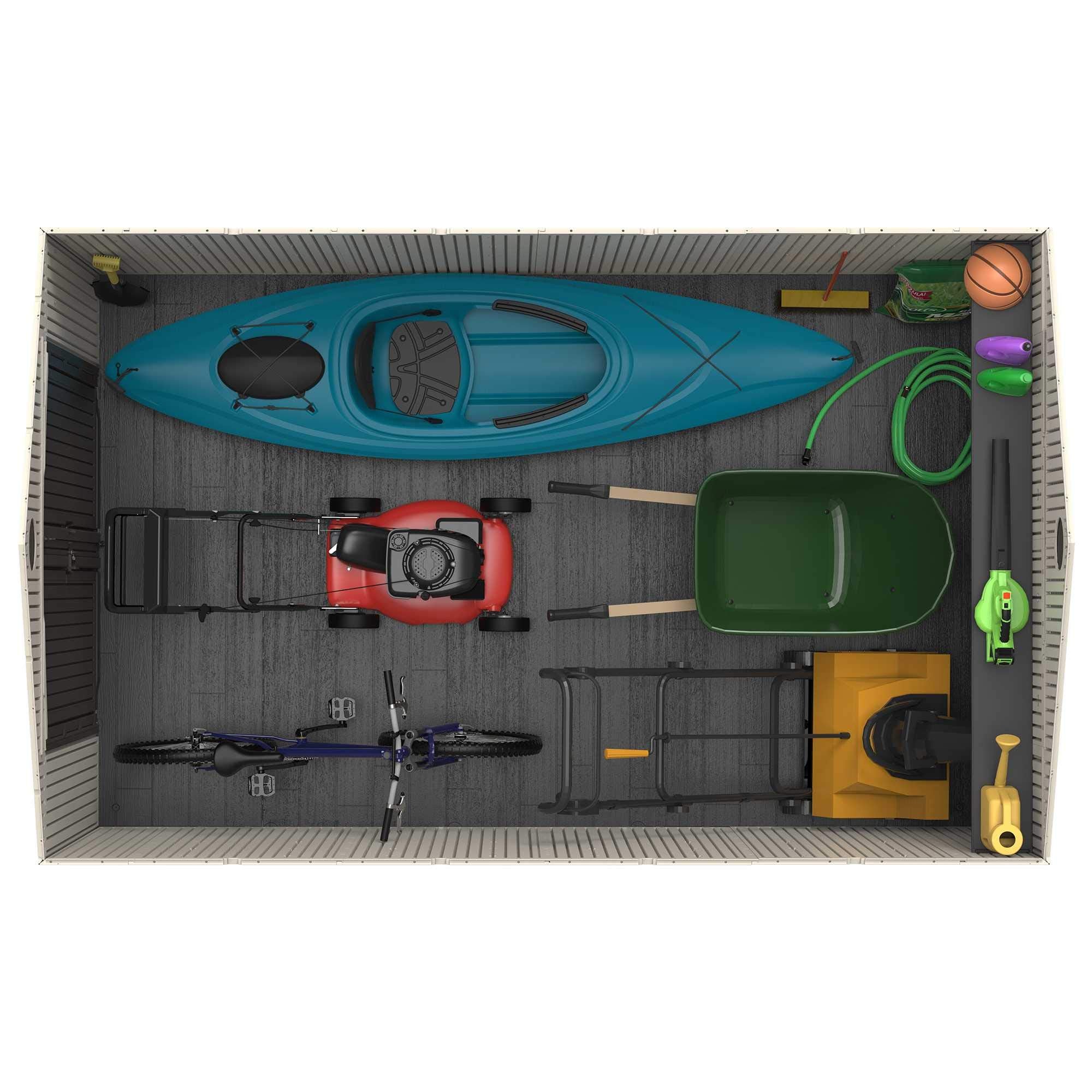 Lifetime 60282 Outdoor Storage Shed, 7 x 12 ft.