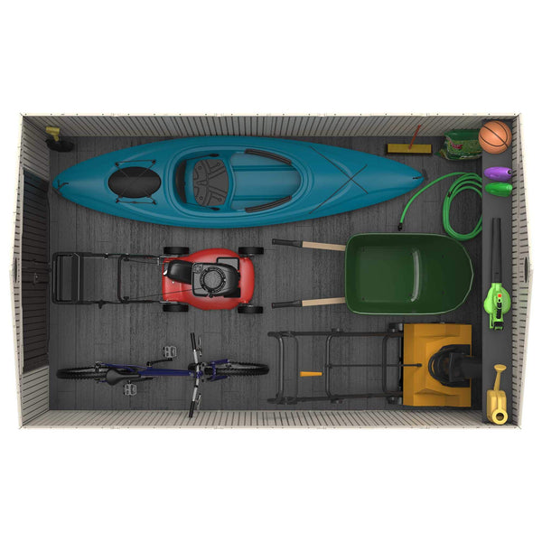 Lifetime 60282 Outdoor Storage Shed, 7 x 12 ft.