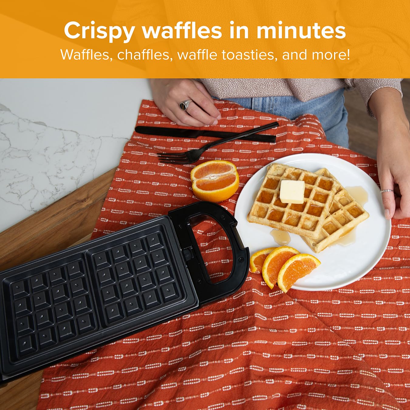 5 Minute CleverChef - 700W - Non-Stick Multicooker - Great for Steaks, Omelettes, Toasties, Pizzas & Dessert Maker - Free Drew&Cole Recipe App - Quick Meals - Cool-Touch Handle & Auto Temp Sensor