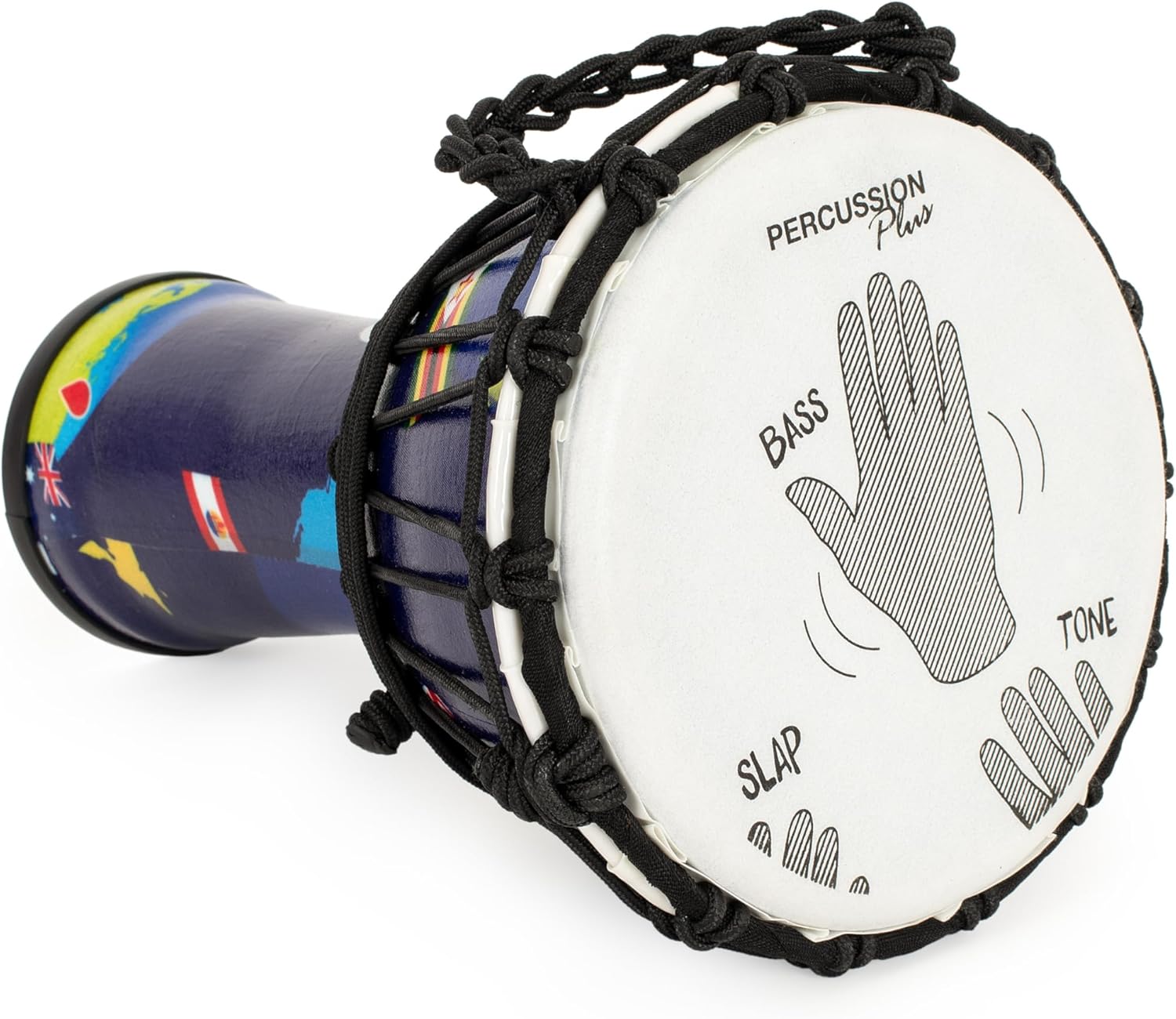 Percussion Plus World Slap Djembe rope tuned - 7 inch (head)