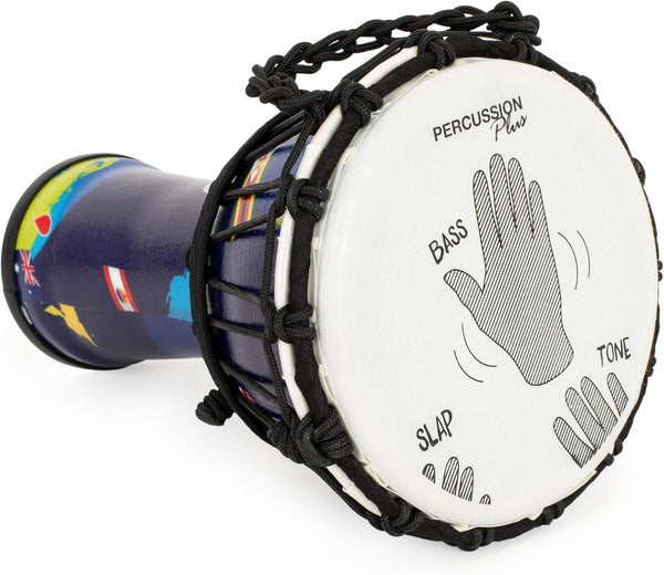 Percussion Plus World Slap Djembe rope tuned - 7 inch (head)