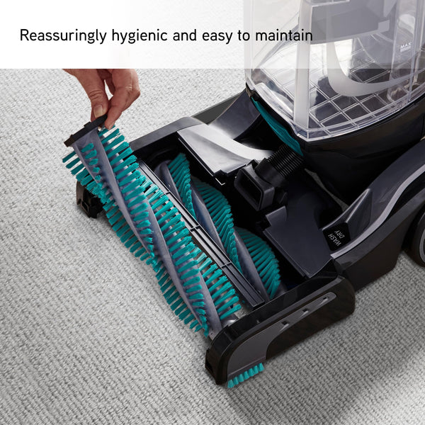 Vax Smartwash Pet-Design Carpet Cleaner | Kills 99% of Bacteria | Pre-treatment Wand – CDCW-SWXP, Grey, White and Teal