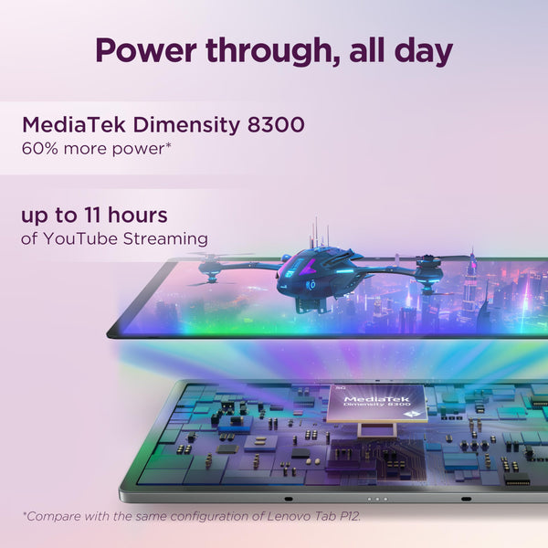 Lenovo Tab M9 Android tablet | 9-inch HD | 32GB | Clear Case + Film | WiFi | 3GB RAM | Arctic Grey | Designed for portable entertainment