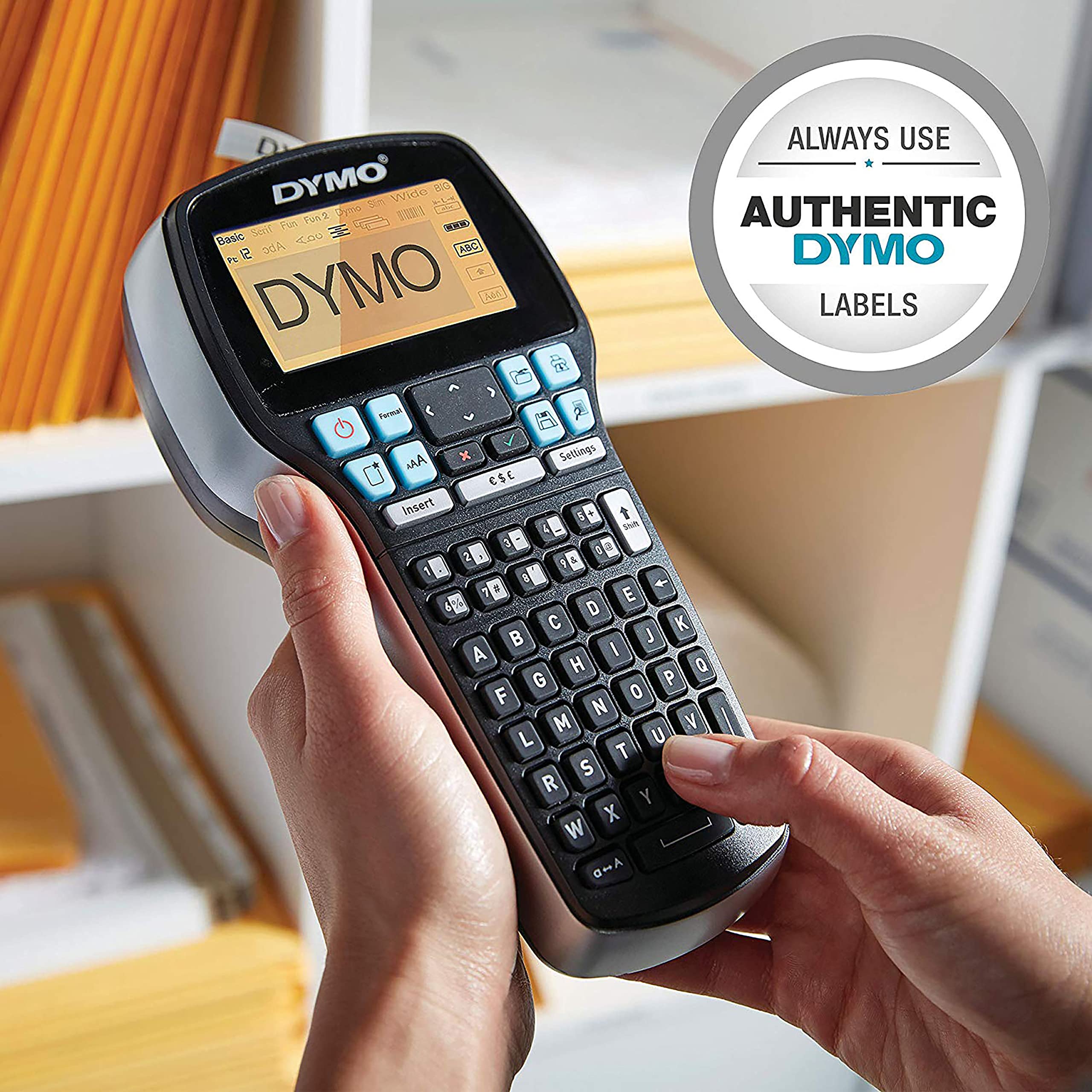 DYMO LabelManager 420P Label Maker | High Performance Rechargeable Portable Label Printer | Computer Connection | Print Barcodes, Logos & Graphics