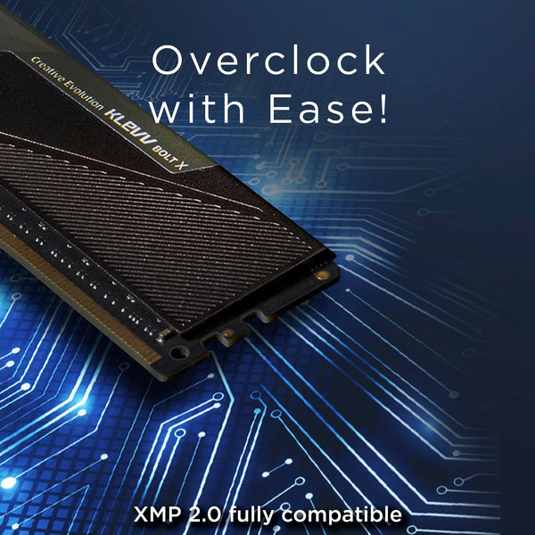 KLEVV CRAS X DDR4 RGB 16GB (2x 8GB) 3600MHz CL18 Gaming Memory RAM kit XMP 2.0 High Performance Overclocking 18-22-22-42