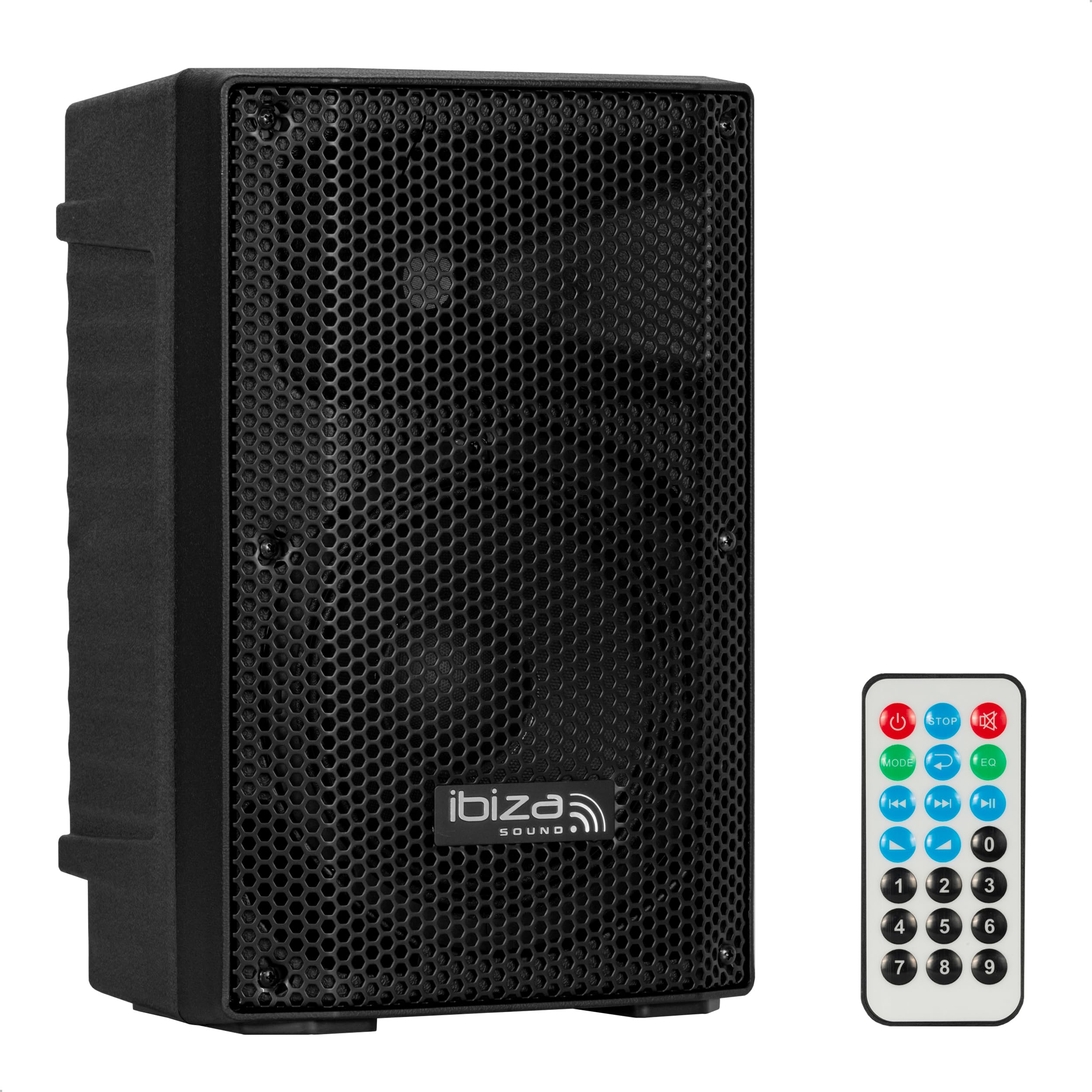 Ibiza - XTK8A-MKII- Active 8"/20cm SONO Speaker- 25mm Compression Tweeter- Bass Reflex System- USB, SD, Bluetooth- TWS- Handle and Wheels- NEW VERSION- Black- Parties, events,clubs,conferences,karaoke