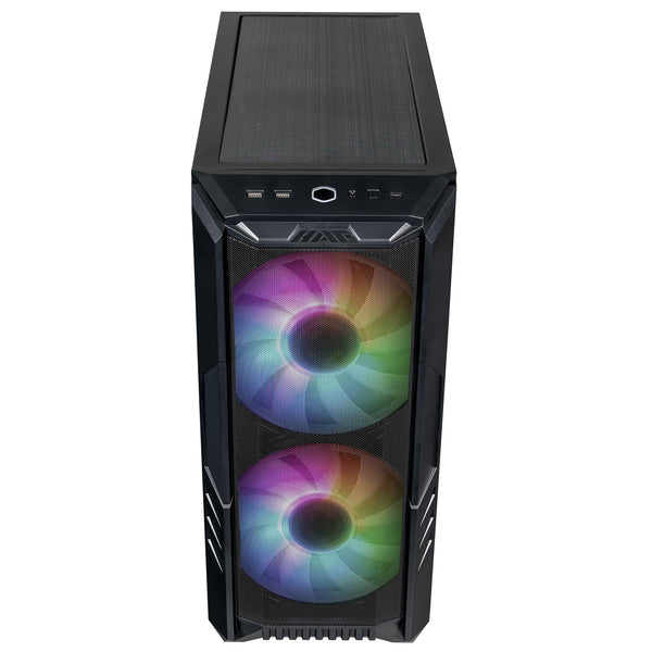 Cooler Master HAF 700 PC Case - Full-Tower, E-ATX Compatible, 5 x Pre-Installed Fans, Rotatable Radiator Bracket, TG Side Panel, Tool-Free Design, ARGB Controller Included
