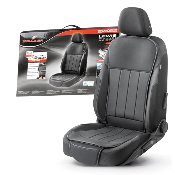 Walser Premium Car seat cover Lewis, universal seat cover and protective pad in black, seat protector for cars and vans