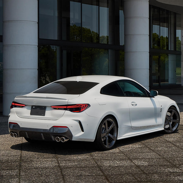 VLAND OLED Rear Lights Compatible With 4 Series G22/G23/G26, M4 G82 G83 2021-2023, Tail Lights Assembly w/Startup dynamic display - Smoked